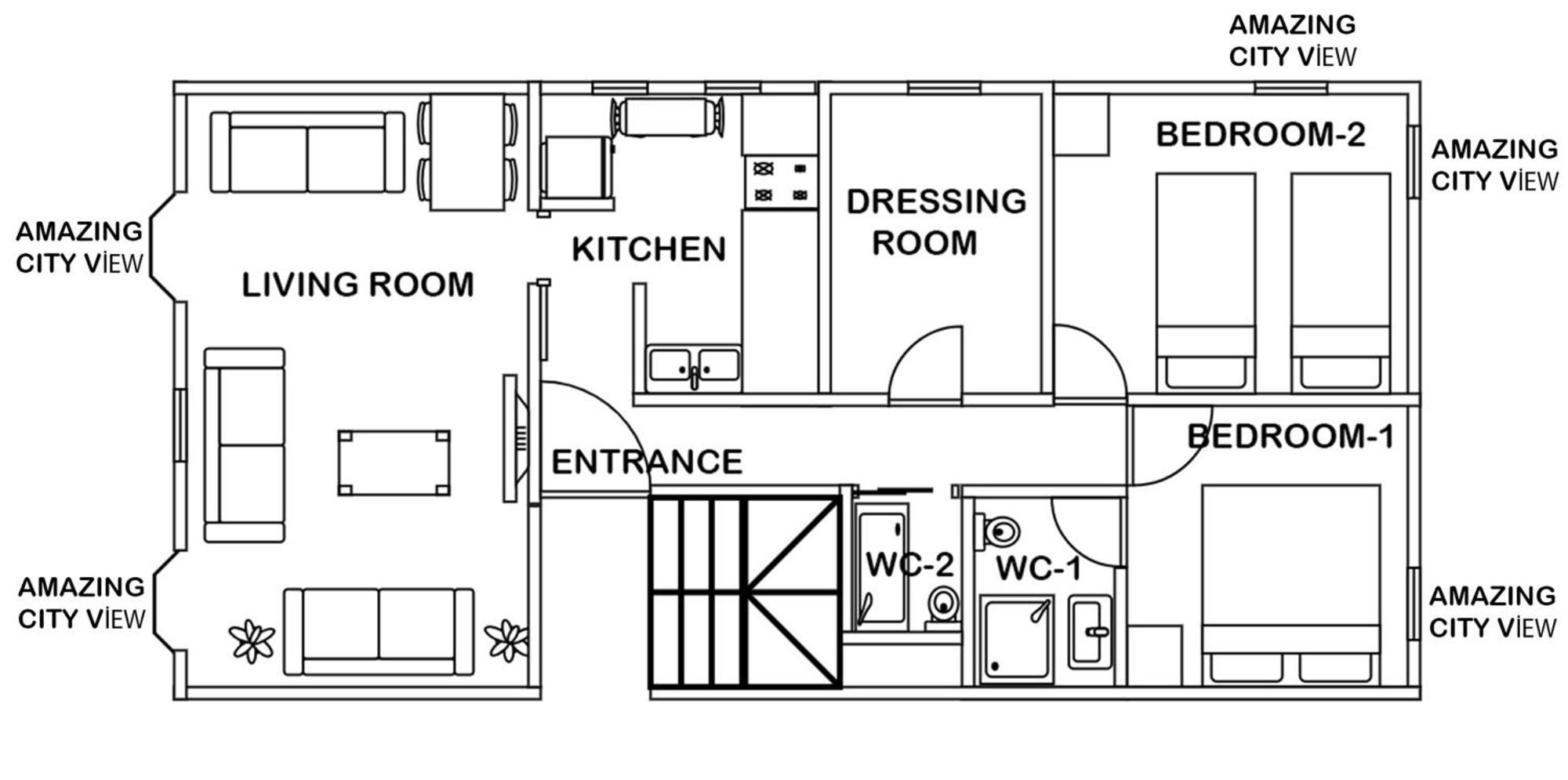 Appartamento Roya Taksim - Center Of The